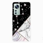 For Xiaomi 12 Pro Marble Pattern TPU Protective Phone Case(HC-A8)