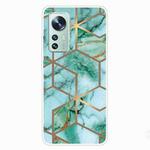 For Xiaomi 12 Pro Marble Pattern TPU Protective Phone Case(HC-A15)