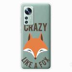 For Xiaomi 12 Pro Painted Shockproof TPU Protective Phone Case(Fox)