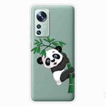 For Xiaomi 12 Pro Painted Shockproof TPU Protective Phone Case(Bamboo Panda)