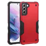 For Samsung Galaxy S21+ 5G Non-slip Armor Phone Case(Red)