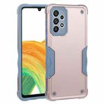 For Samsung Galaxy A33 5G Non-slip Armor Phone Case(Rose Gold)