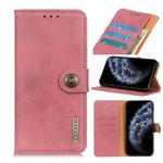 For iPhone 11 Pro Cowhide Texture Horizontal Flip Leather Case with Holder & Card Slots & Wallet(Pink)