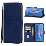 Leather Phone Case For Xiaomi Redmi Note 11E Pro(Blue)