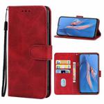 Leather Phone Case For Xiaomi Redmi Note 11E Pro(Red)