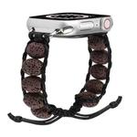 Volcanic Stone Watch Band For Apple Watch Ultra 49mm / Series 8&7 45mm / SE 2&6&SE&5&4 44mm / 3&2&1 42mm(Dark Brown)