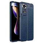 For Redmi Note 11 Pro Overseas Version Litchi Texture TPU Shockproof Phone Case(Blue)