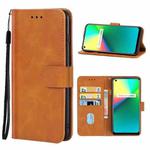 Leather Phone Case For OPPO Realme 7i(Brown)