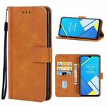 Leather Phone Case For OPPO Realme C2 2020(Brown)