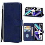 Leather Phone Case For OPPO Realme GT Neo(Blue)