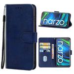 Leather Phone Case For OPPO Realme Narzo 20 Pro(Blue)