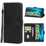 Leather Phone Case For OPPO Realme Narzo 50i(Black)