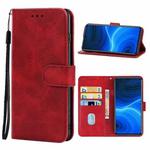 Leather Phone Case For OPPO Realme X2 Pro(Red)