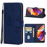 Leather Phone Case For OPPO Realme X7 Pro(Blue)
