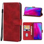 Leather Phone Case For OPPO Reno(Red)