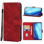 Leather Phone Case For OPPO Reno4 Pro(Red)