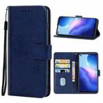 Leather Phone Case For OPPO Reno5 4G(Blue)