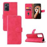 For OPPO Realme 9i / A36 Skin Feel Magnetic Buckle Leather Phone Case(Rose Red)