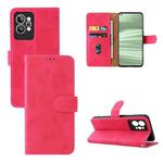 For OPPO Realme GT2 Pro 5G Skin Feel Magnetic Buckle Leather Phone Case(Rose Red)