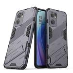 For OPPO Reno7 5G Global / Find X5 Lite Punk Armor 2 in 1 PC + TPU Shockproof Phone Case with Invisible Holder(Gray)