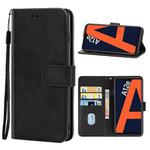 Leather Phone Case For OPPO A12e(Black)