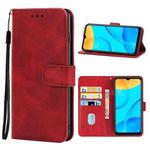 Leather Phone Case For OPPO A35(Red)