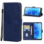 Leather Phone Case For OPPO A53s 5G(Blue)