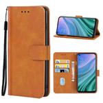 Leather Phone Case For OPPO A54(Brown)