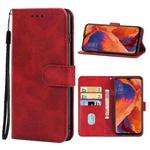 Leather Phone Case For OPPO A73(Red)