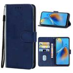 Leather Phone Case For OPPO A74(Blue)