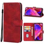 Leather Phone Case For OPPO A93 5G(Red)