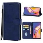 Leather Phone Case For OPPO A94(Blue)