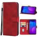 Leather Phone Case For OPPO F11(Red)