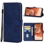 Leather Phone Case For OPPO F17(Blue)
