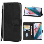 Leather Phone Case For OPPO Find X3(Black)