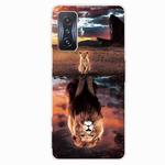 For Xiaomi Redmi K50 Gaming Painted Transparent Shockproof TPU Phone Case(Desert Lion)