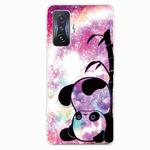 For Xiaomi Redmi K50 Gaming Tempered Glass + TPU Border Phone Case(Panda)