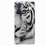 For Xiaomi Redmi K50 Gaming Tempered Glass + TPU Border Phone Case(White Tiger)