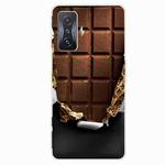 For Xiaomi Redmi K50 Gaming Shockproof Painted Transparent TPU Phone Case(Chocolate)