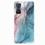 For Xiaomi Redmi K50 Gaming Abstract Marble Pattern TPU Phone Case(Grey)
