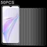 50 PCS 0.26mm 9H 2.5D Tempered Glass Film For Huawei Nzone S7 5G