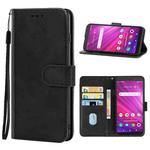For Alcatel Axel (5004R) / Lumos (DALN5023) Leather Phone Case(Black)