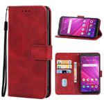 For Alcatel Axel (5004R) / Lumos (DALN5023) Leather Phone Case(Red)
