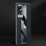 For vivo X60 Pro Racing Car Design Leather Electroplating Process Anti-fingerprint Phone Case(Black)