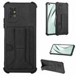 For Infinix Note 8 X692 Dream Holder Card Bag Shockproof Phone Case(Black)