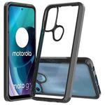 For Motorola Moto G71 5G Shockproof Scratchproof TPU + Acrylic Phone Case(Black)