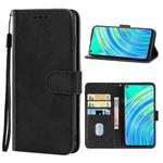 Leather Phone Case For OPPO Realme C17(Black)