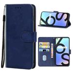 Leather Phone Case For OPPO Realme 6S(Blue)