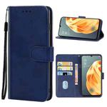 Leather Phone Case For OPPO F15(Blue)