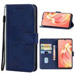 Leather Phone Case For OPPO A91(Blue)